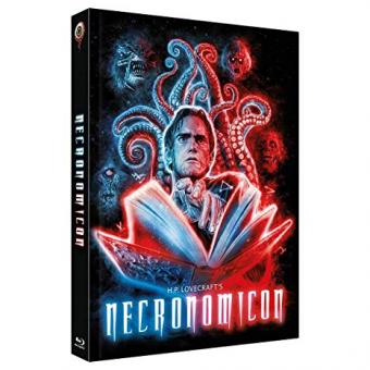 H.P. Lovecraft's Necronomicon (3 Disc Limited Mediabook, Blu-ray+2 DVDs, Cover B) (1993) [FSK 18] [Blu-ray] 