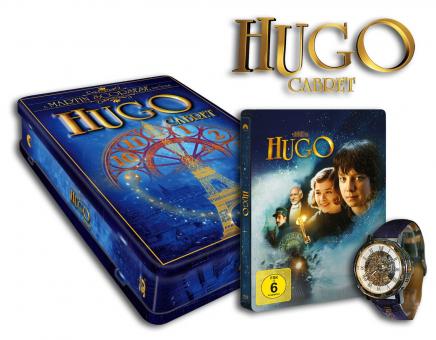 Hugo Cabret (3D-Superset mit 3D Blu-ray, Blu-ray und DVD als Steelbook + ekkl. Uhr) (2011) [3D Blu-ray] 