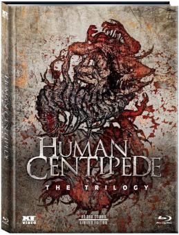 Human Centipede 1-3 Trilogy (Limited Mediabook, 3 Blu-ray's) [FSK 18] [Blu-ray] 