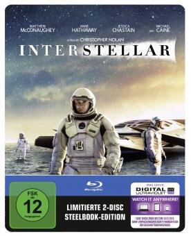 Interstellar (Limited Steelbook, 2 Disc) (2014) [Blu-ray] 