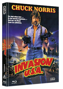 Invasion U.S.A. (Limited Mediabook, Blu-ray+DVD, Cover A) (1985) [FSK 18] [Blu-ray] 