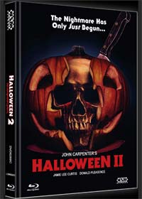 Halloween 2 (Uncut, Limited Mediabook, 2 Blu-ray's+DVD+CD, Cover C) (1981) [FSK 18] [Blu-ray] 