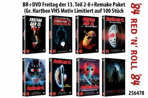 Freitag der 13. Teil 2-8+Remake Paket (Große Hartbox, Blu-ray+DVD, Cover A) [FSK 18] [Blu-ray] 