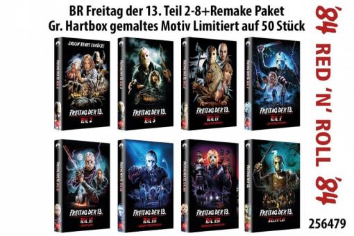 Freitag der 13. Teil 2-8+Remake Paket (Große Hartbox, Blu-ray+DVD, Cover B) [FSK 18] [Blu-ray] 