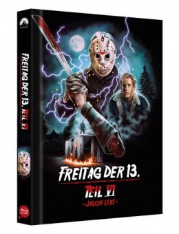 Freitag der 13. Teil 6 (Limited Mediabook, Cover D) (1986) [FSK 18] [Blu-ray] 