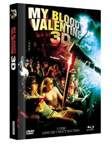 My Bloody Valentine (Limited Uncut Mediabook, Blu-ray+DVD, Cover B) (2009) [FSK 18] [3D Blu-ray] 