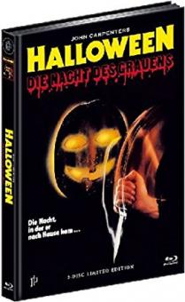 Halloween - Die Nacht des Grauens (Limited Mediabook, Blu-ray+DVD, Cover B) (1978) [Blu-ray] 