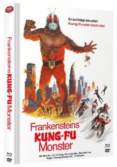 Frankensteins Kung-Fu Monster (Limited Mediabook, Blu-ray+DVD, Cover A) (1975) [FSK 18] [Blu-ray] 