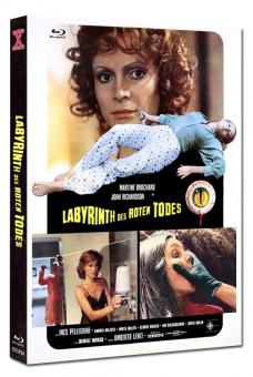 Labyrinth des roten Todes (Limited Mediabook, Blu-ray+DVD, Cover D) (1975) [FSK 18] [Blu-ray] 