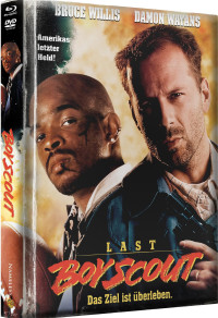 Last Boy Scout (Limited Wattiertes Mediabook, Blu-ray+DVD, Cover A) (1991) [FSK 18] [Blu-ray] 