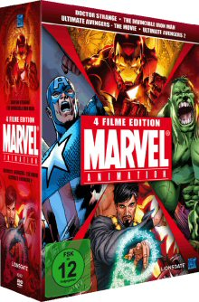 Marvel Animation Vol. 1 (Doctor Strange, The Invincible Iron Man, Ultimate Avengers 1 & 2) (4 DVDs) (Limited Collector's Edition) 