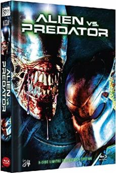 Alien vs. Predator (Limited 3 Disc Mediabook, 2 Blu-ray + DVD, Cover D) (2004) [Blu-ray] [Gebraucht - Zustand (Sehr Gut)] 