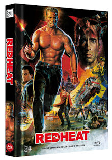 Red Heat (Limited Mediabook, Blu-ray+DVD, Cover B) (1988) [FSK 18] [Blu-ray] 