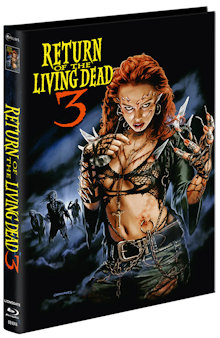 Return of the Living Dead 3 (Limited Mediabook, Blu-ray+2 DVDs, Cover A) (1993) [FSK 18] [Blu-ray] 