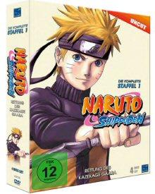 Naruto Shippuden, Staffel 1 - Rettung des Kazekage Gaara (Uncut) (4 DVDs) 