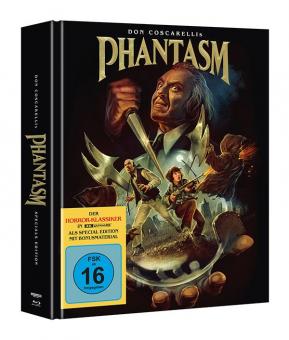 Phantasm (3 Disc Limited Mediabook, 4K Ultra HD+Blu-ray+DVD) (1979) [4K Ultra HD] 