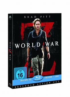 World War Z (Limited Superset, +Blu-ray+DVD) (2013) [3D Blu-ray] 