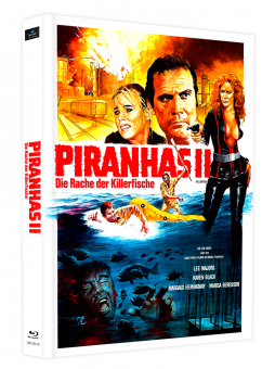 Piranhas II - Die Rache der Killerfische (Limited Mediabook, 2 Discs, Cover D) (1979) [Blu-ray] 