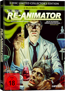 Re-Animator (3-Disc Limited Collector's Edition Mediabook, Blu-ray+DVD) (1985) [FSK 18] [Blu-ray] 
