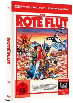 Die Rote Flut (Limited Mediabook, 4K Ultra HD+2 Blu-ray's, Cover B) (1984) [FSK 18] [4K Ultra HD] 