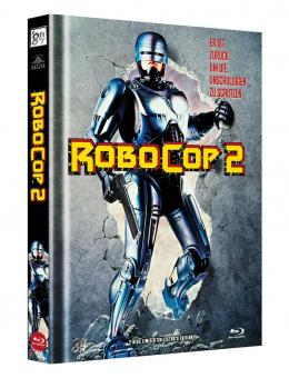 Robocop 2 (Limited Mediabook, Blu-ray+DVD, Cover A) (1990) [FSK 18] [Blu-ray] 