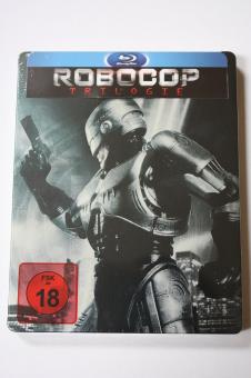 Robocop 1-3 (Trilogie, Uncut) (Limited Steelbook) [FSK 18] [Blu-ray] 