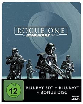 Rogue One - A Star Wars Story (3 Discs Limited Steelbook, 3D Blu-ray+2 Blu-ray's) (2016) [3D Blu-ray] 
