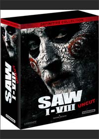 Saw 1-8 (Definitive Collection, Uncut) (9 Discs) [FSK 18] [Blu-ray] [Gebraucht - Zustand (Sehr Gut)] 