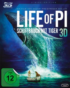 Life of Pi - Schiffbruch mit Tiger (2 Disc Edition) (2012) [3D Blu-ray] 