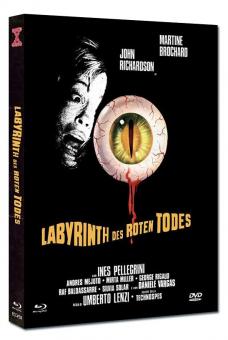 Labyrinth des roten Todes (Limited Mediabook, Blu-ray+DVD, Cover C) (1975) [FSK 18] [Blu-ray] 