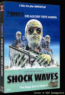 Zombies die aus der Tiefe kamen (Shock Waves) (Limited Mediabook, Blu-ray+DVD, Cover B) (1977) [FSK 18] [Blu-ray] 