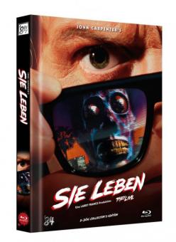 Sie leben - "They Live" (Limited Mediabook, 2 Discs, Cover B) (1988) [FSK 18] [Blu-ray] 