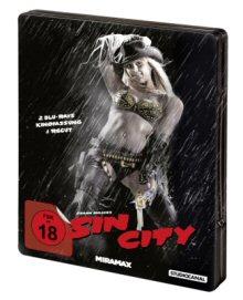 Sin City - Steelbook (Kinofassung + Recut) (2005) [FSK 18] [Blu-ray] [Gebraucht - Zustand (Sehr Gut)] 