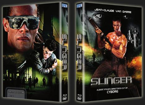 Slinger - Albert Pyun's Director's cut of Cyborg (Limited Mediabook,Blu-ray+2 DVDs, Cover C) (1989) [Blu-ray] 