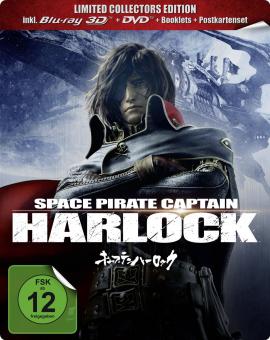 Space Pirate Captain Harlock (Limited Steelbook, 3D Blu-ray + DVD) (2013) [3D Blu-ray] 