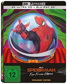 Spider-Man: Far From Home (Limited Steelbook, 4K Ultra HD+Blu-ray) (2019) [4K Ultra HD] 