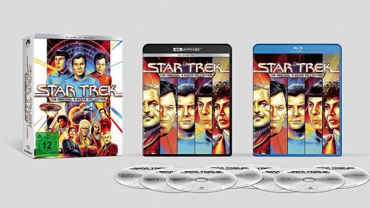 Star Trek I-IV - 4-Movie Collection (4K Ultra HD + Blu-ray, 8 Discs) [4k Ultra HD] 