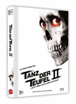 Tanz der Teufel 2 (3 Disc Limited Mediabook, 4K Ultra HD+Blu-ray, Cover E) (1987) [4K Ultra HD] 