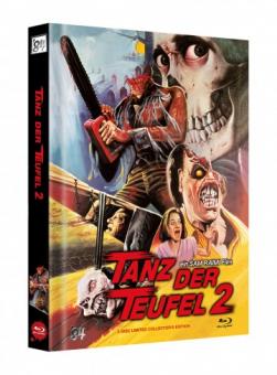 Tanz der Teufel 2 (3 Disc Limited Mediabook, 4K Ultra HD+Blu-ray, Cover G) (1987) [4K Ultra HD] 