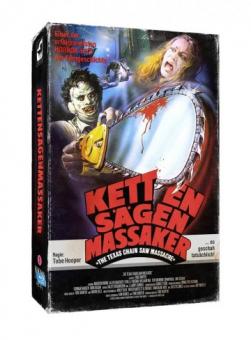 Texas Chainsaw Massacre (Limited Collectors Edition im VHS Design, 2 Discs) (1974) [FSK 18] [Blu-ray] 