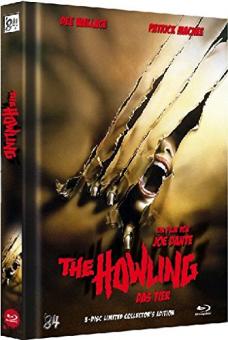 The Howling - Das Tier (3 Disc Limited Mediabook, Blu-ray+DVD, Cover A) (1981) [Blu-ray] 