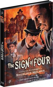 Sherlock Holmes - Im Zeichen der Vier (Limited Mediabook, Blu-ray+DVD) (1983) [Blu-ray] 