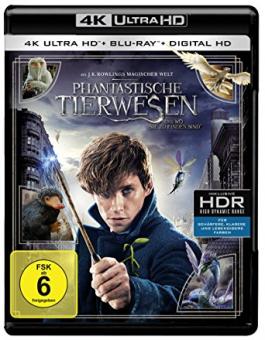 Phantastische Tierwesen und wo sie zu finden sind (4K Ultra HD+Blu-ray) (2016) [4K Ultra HD] [Gebraucht - Zustand (Sehr Gut)] 