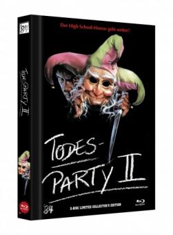 Die Todesparty 2 (Cutting Class) (Limited Mediabook, Blu-ray+DVD, Cover D) (1989) [FSK 18] [Blu-ray] 