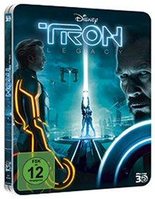 TRON Legacy (limitierte Erstauflage im Steelbook / 3D Blu-ray + 2D Blu-ray + Digital Copy) (2010) [Blu-ray] [Gebraucht - Zustand (Sehr Gut)] 