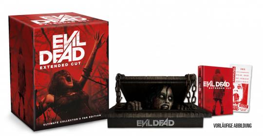 Evil Dead (Limited Mediabook, Extended Cut, 2 Discs, Cover A, inkl. Büste) (2013) [FSK 18] [Blu-ray] 