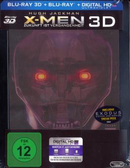 X-Men Zukunft ist Vergangenheit - Limited Steelbook (3D Blu-ray+Blu-ray) (2014) [3D Blu-ray] 