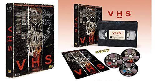 VHS Retro Edition - V/H/S Trilogie (3 Discs) [FSK 18] [Blu-ray] 