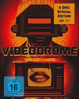 Videodrome (Blu-ray+2 DVDs, Special Edition im Digipak) (1983) [Blu-ray] 