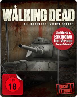 The Walking Dead - Die komplette vierte Staffel (Uncut, Extended Version, Steelbook) [FSK 18] [Blu-ray] 